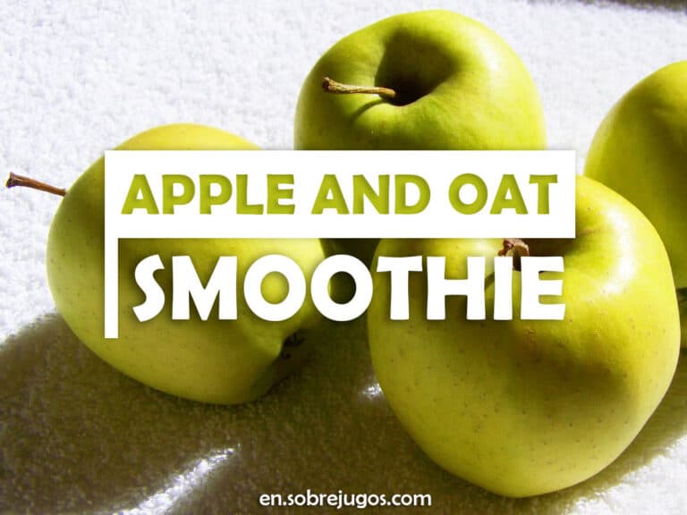 APPLE AND OAT SMOOTHIE