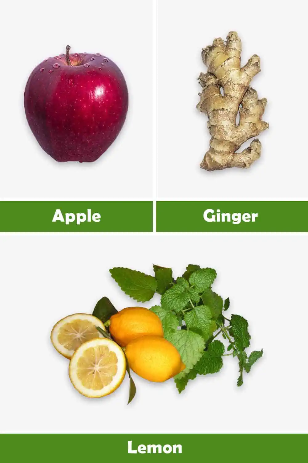 APPLE, GINGER AND LEMON