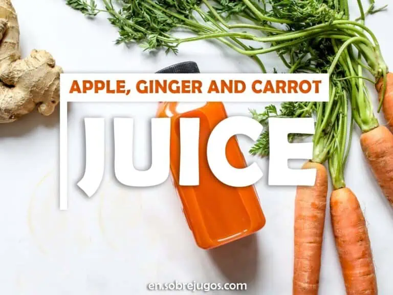 APPLE, GINGER & CARROT JUICE