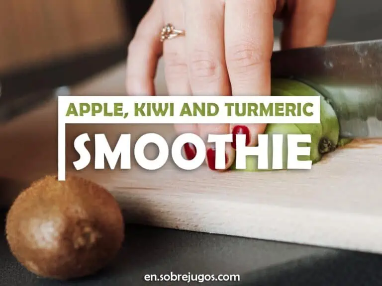 APPLE, KIWI & TURMERIC SMOOTHIE