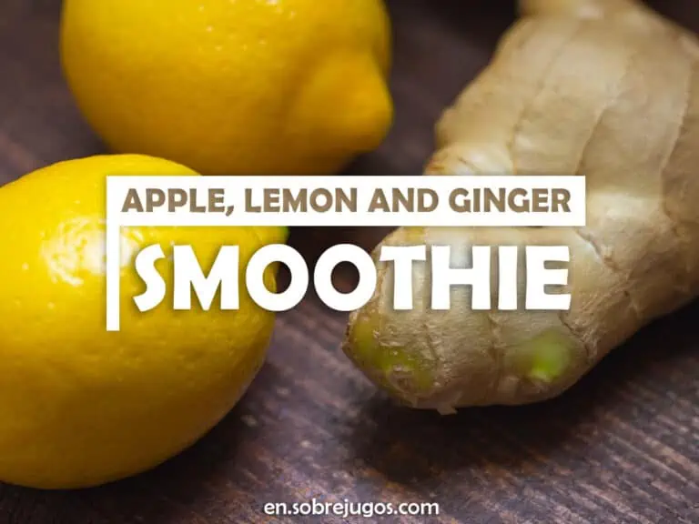 APPLE, LEMON & GINGER SMOOTHIE