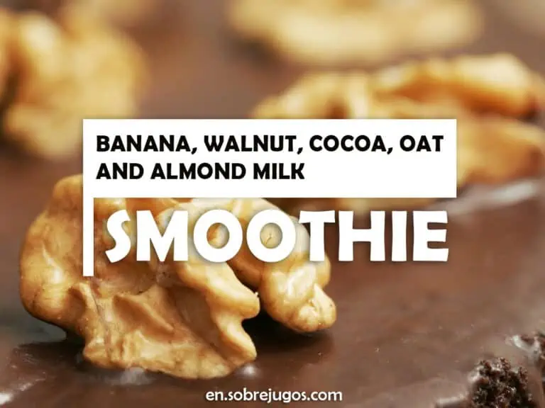 BANANA, WALNUT, COCOA, OAT & ALMOND MILK SMOOTHIE