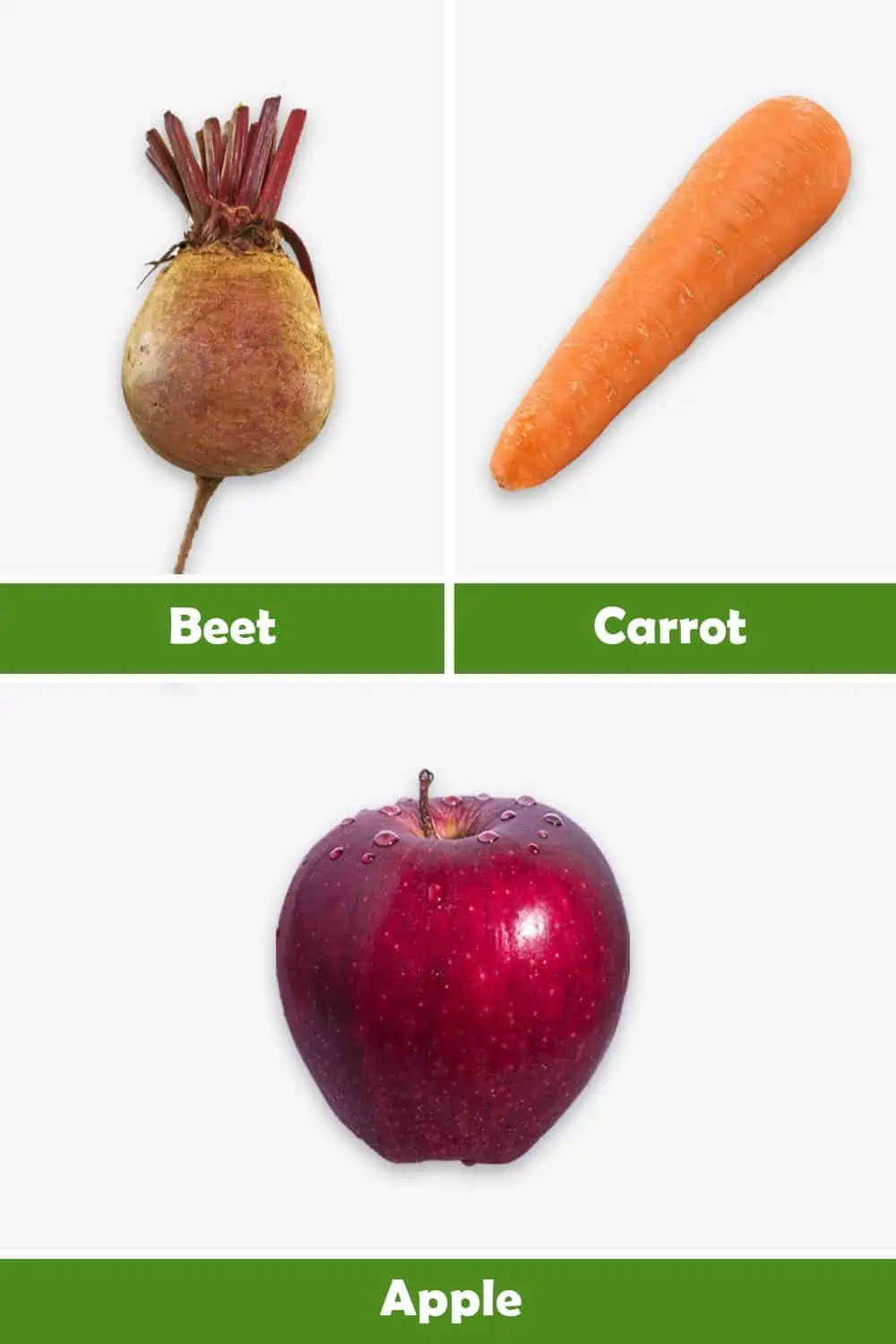 BEET, CARROT AND APPLE