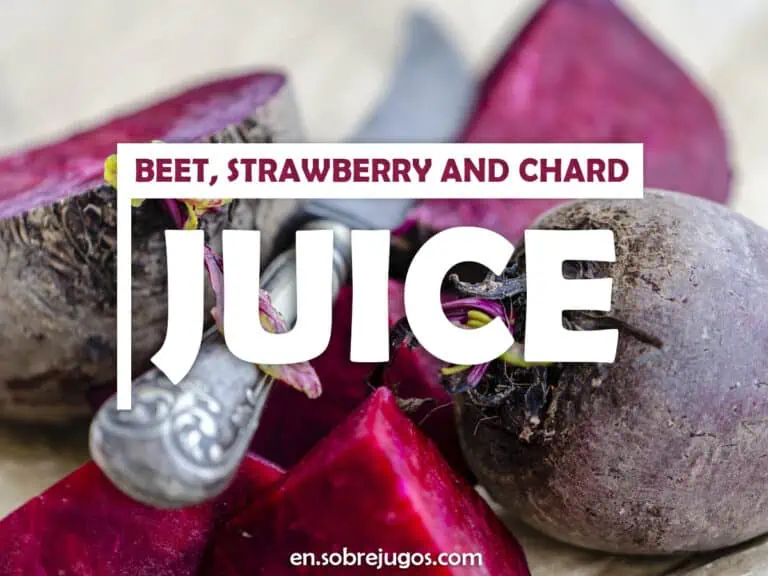 BEET, STRAWBERRY & CHARD JUICE