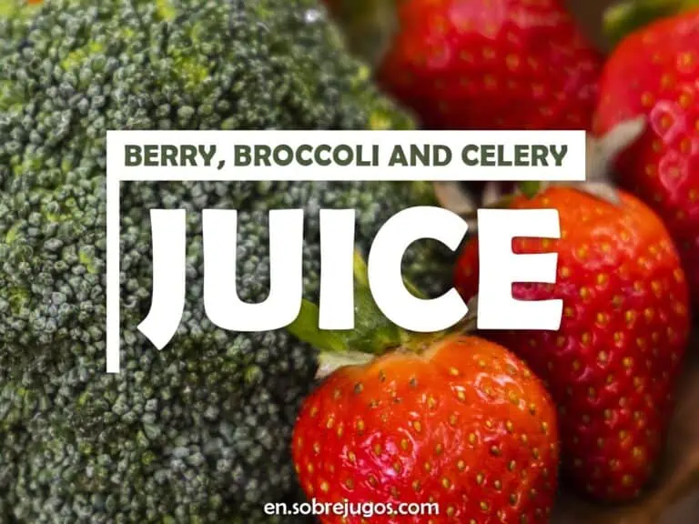 BERRY, BROCCOLI & CELERY JUICE