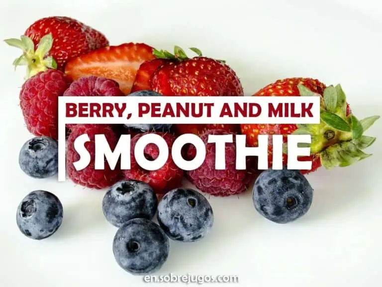 BERRY, PEANUT & MILK SMOOTHIE