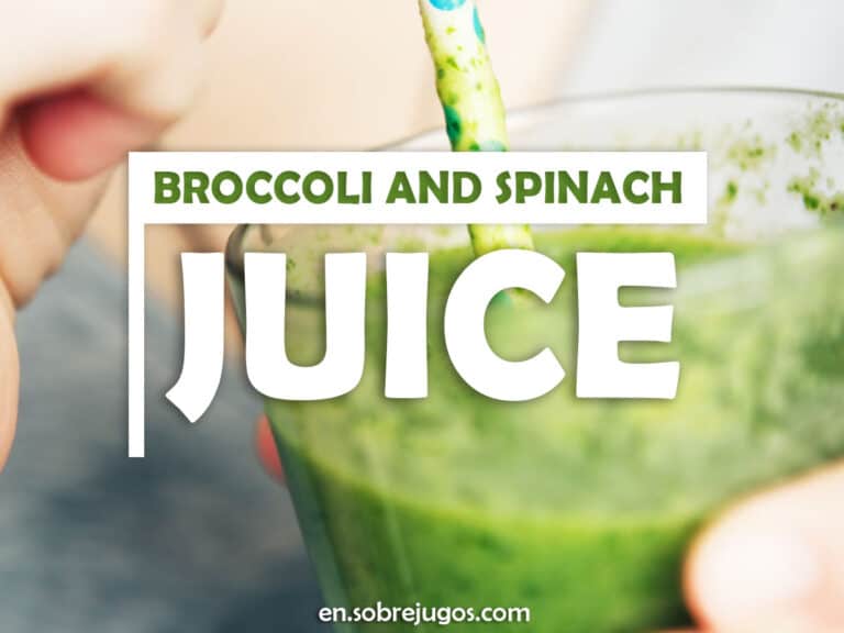 BROCCOLI AND SPINACH JUICE