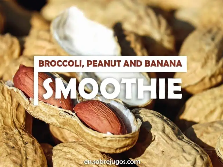 BROCCOLI, PEANUT & BANANA SMOOTHIE