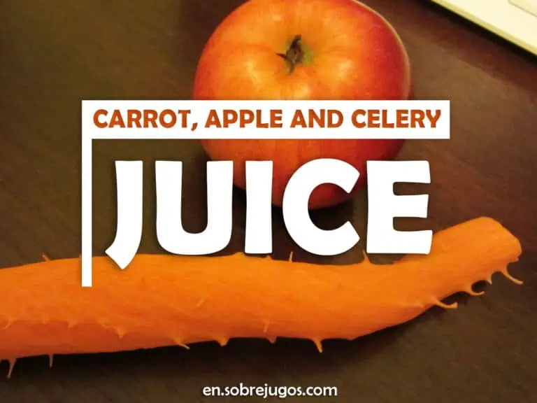 CARROT, APPLE & CELERY JUICE