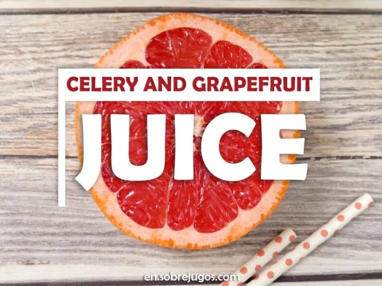 CELERY & GRAPEFRUIT JUICE