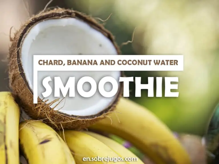CHARD, BANANA & COCONUT WATER SMOOTHIE