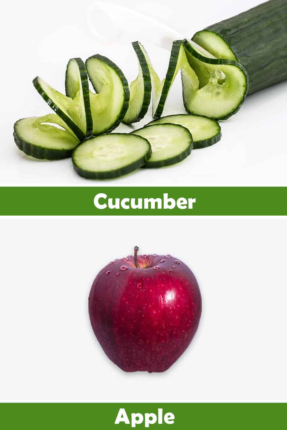 CUCUMBER AND APPLE