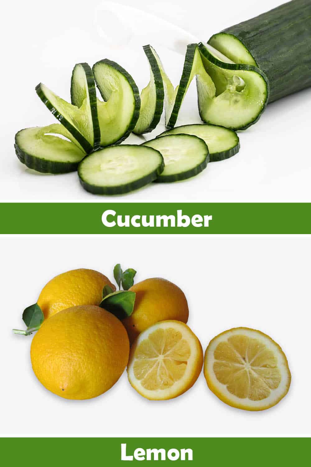 CUCUMBER AND LEMON