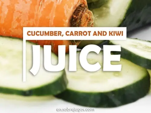 CUCUMBER, CARROT AND KIWI JUICE