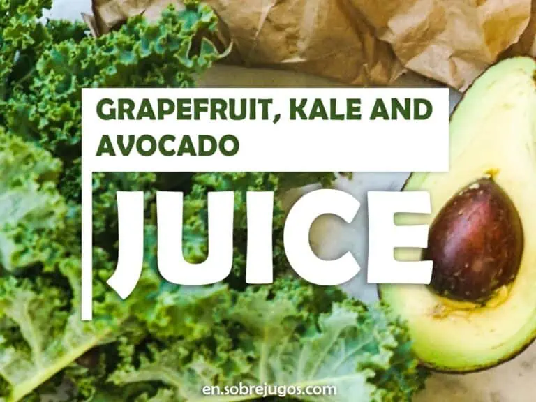 GRAPEFRUIT, KALE & AVOCADO JUICE