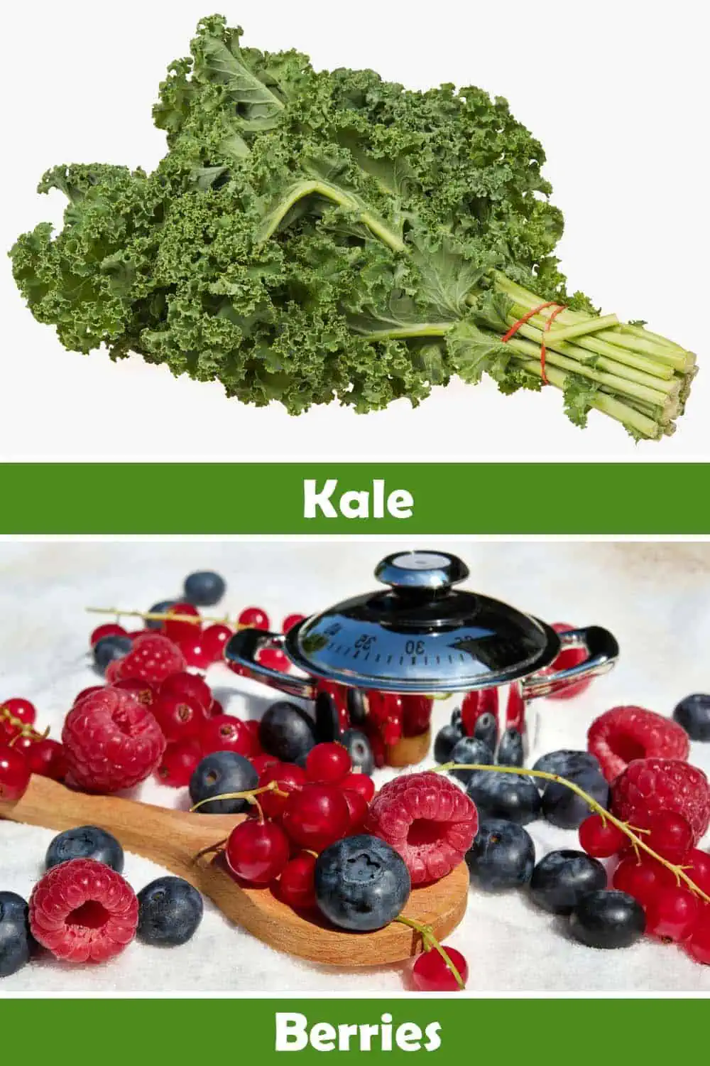 KALE AND BERRIES