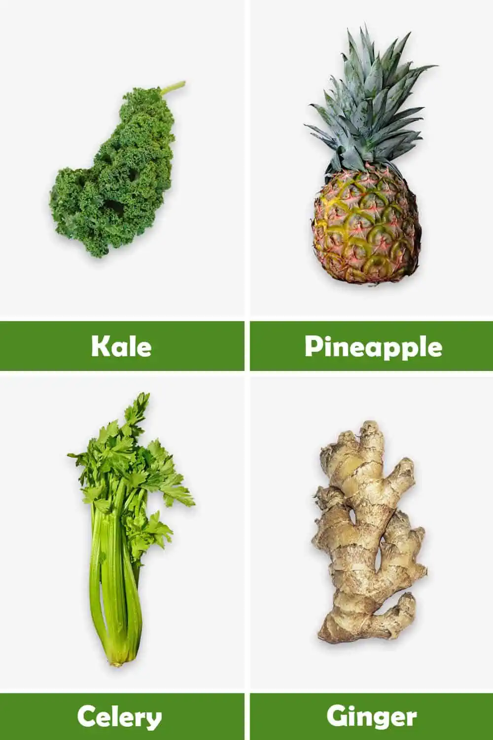 KALE PINEAPPLE CELERY GINGER