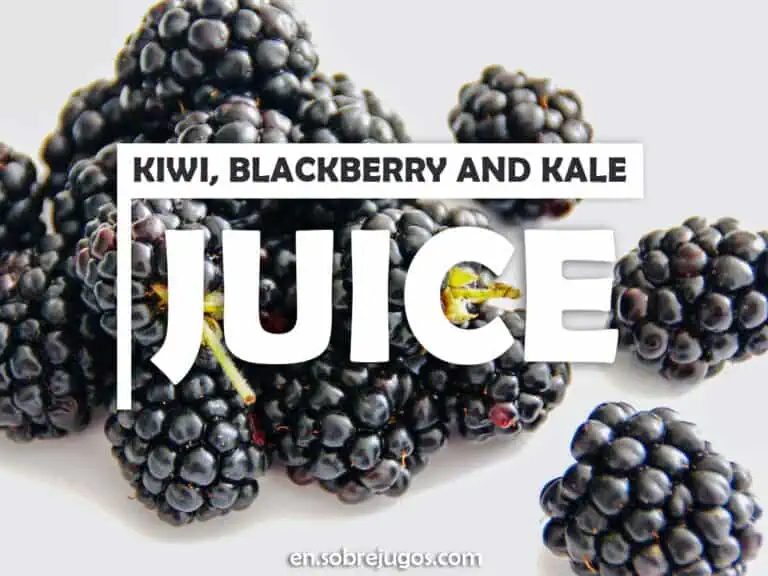 KIWI, BLACKBERRY & KALE JUICE