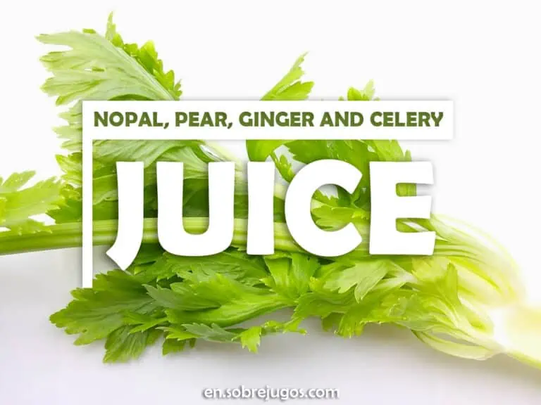 NOPAL, PEAR, GINGER & CELERY JUICE