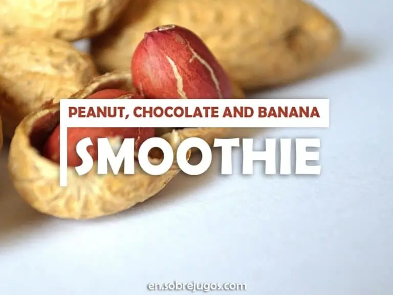 PEANUT, CHOCOLATE & BANANA SMOOTHIE