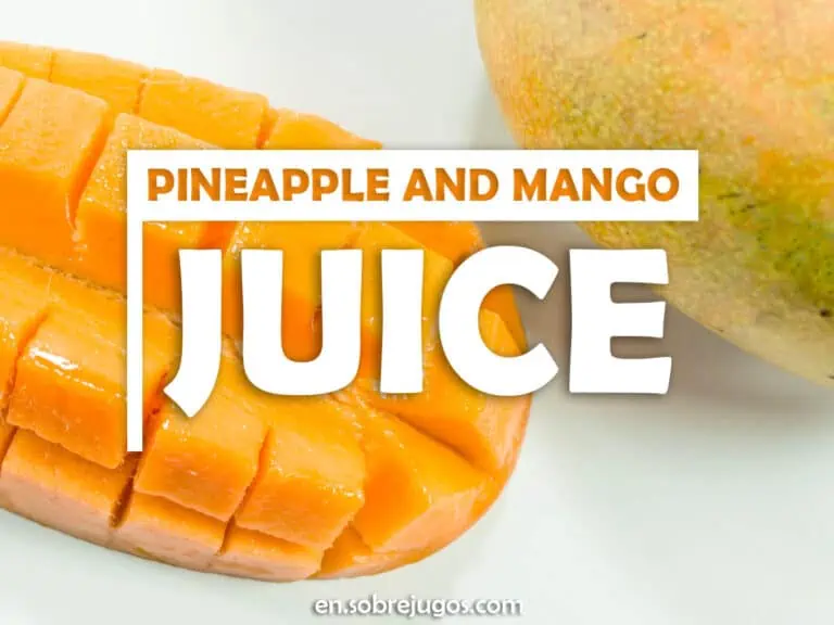 PINEAPPLE AND MANGO JUICE
