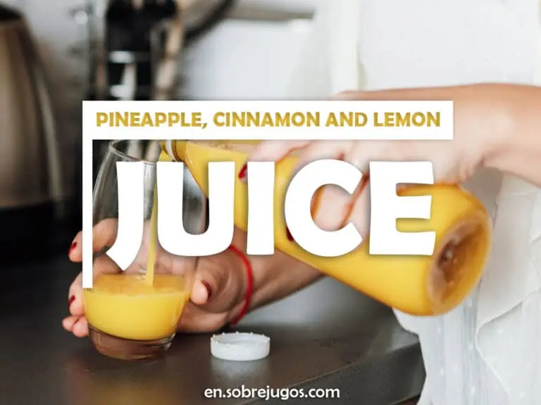 PINEAPPLE, CINNAMON & LEMON JUICE