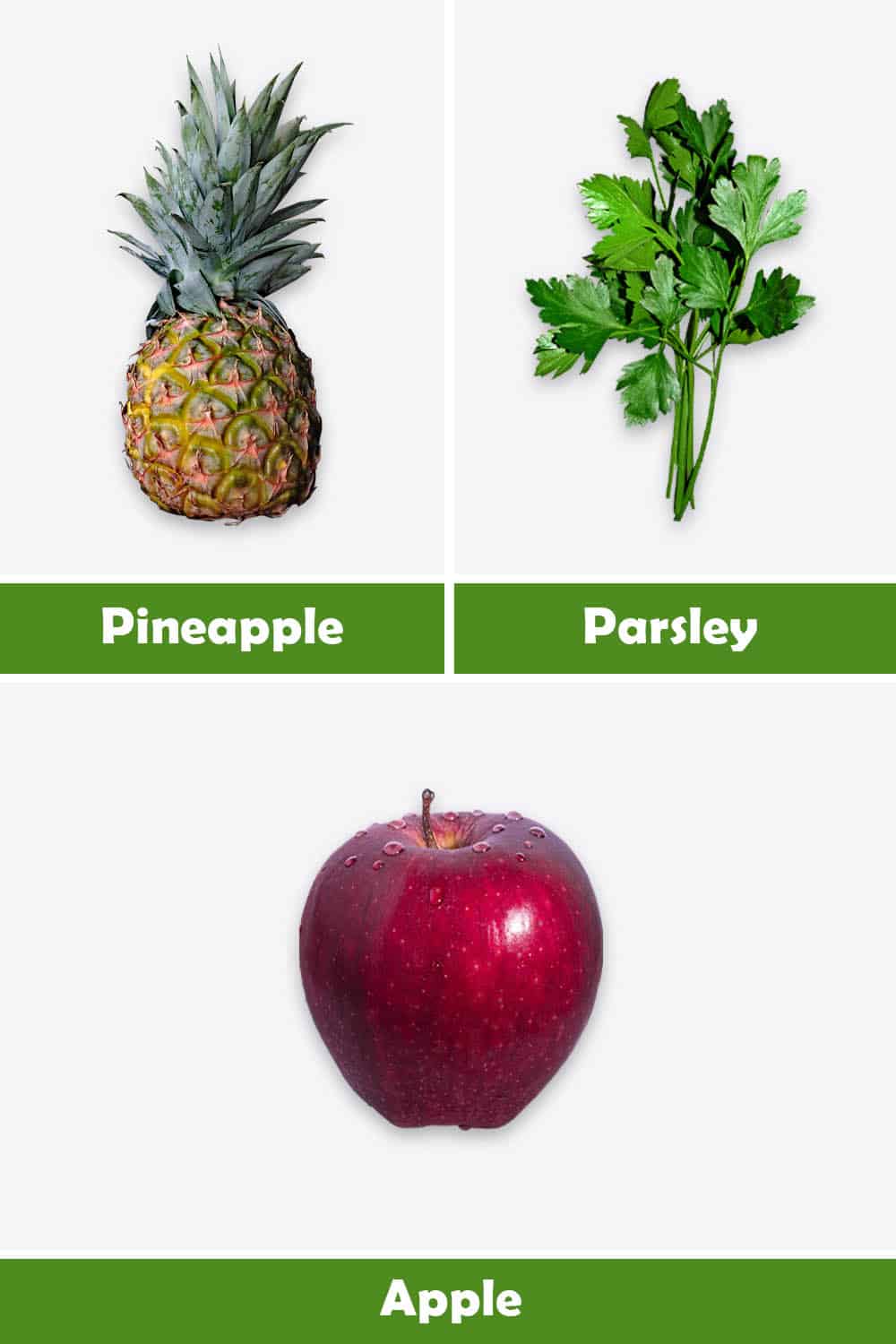 PINEAPPLE, PARSLEY AND APPLE
