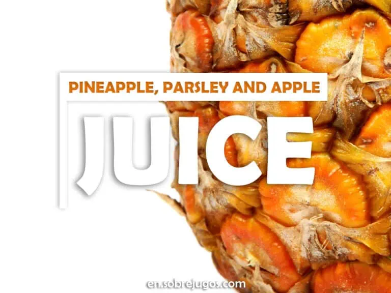 PINEAPPLE, PARSLEY & APPLE JUICE