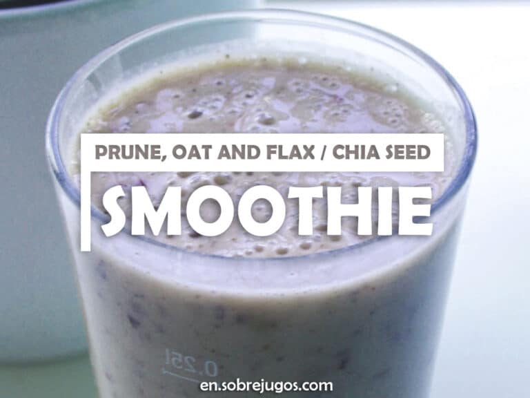PRUNE, OAT & FLAXSEED - CHIA SEED SMOOTHIE