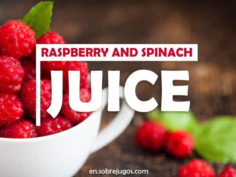 RASPBERRY & SPINACH JUICE