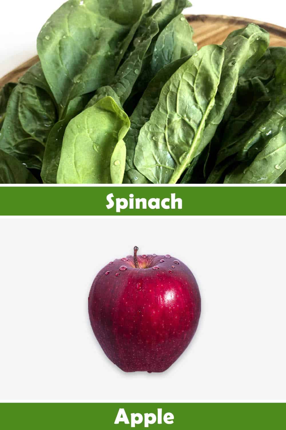 SPINACH AND APPLE