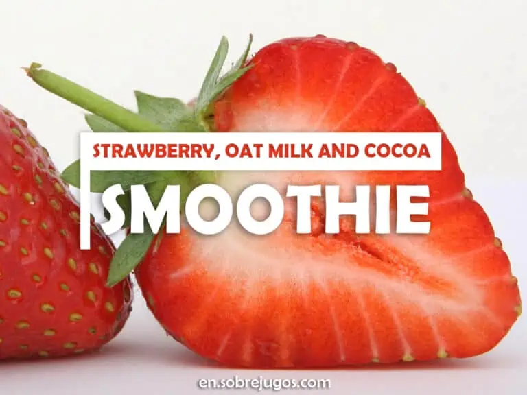 STRAWBERRY, OAT MILK & COCOA SMOOTHIE