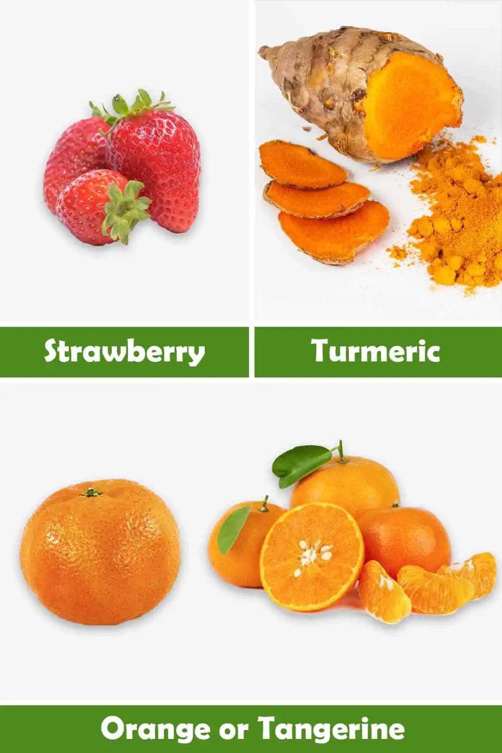 STRAWBERRY, TURMERIC AND ORANGE - TANGERINE