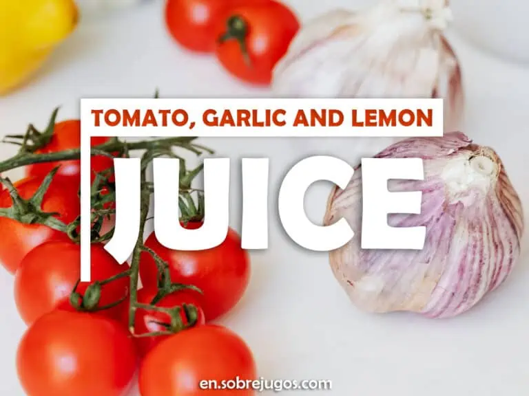 TOMATO, GARLIC AND LEMON JUICE