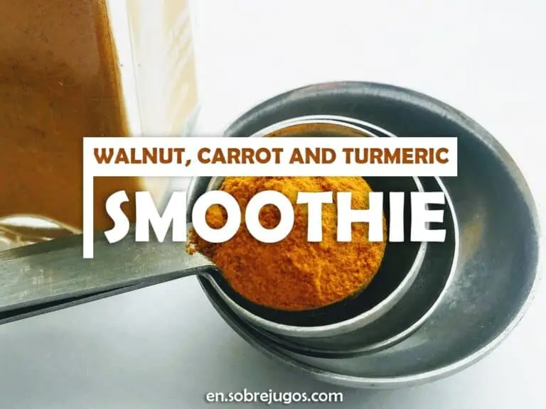 WALNUT, CARROT & TURMERIC SMOOTHIE